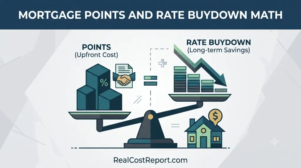 Mortgage Points and Rate Buydown Math: What 1 Point Actually Costs in ...