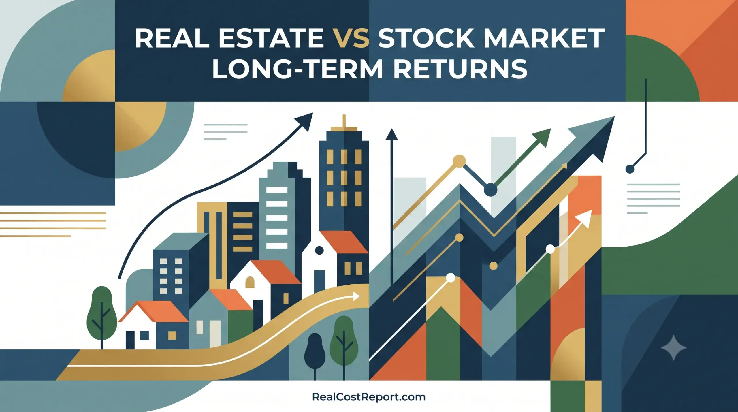 Real Estate vs. Stock Market Long-Term Returns (2026): Which Actually Builds More Wealth?